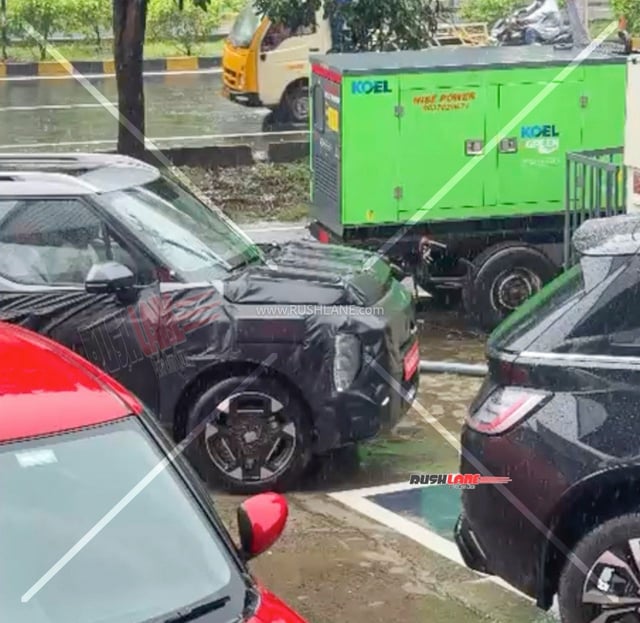 Kia Syros EV Spied In India