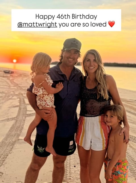 Matt Wright’s wife said he was so loved on his birthday. Instagram