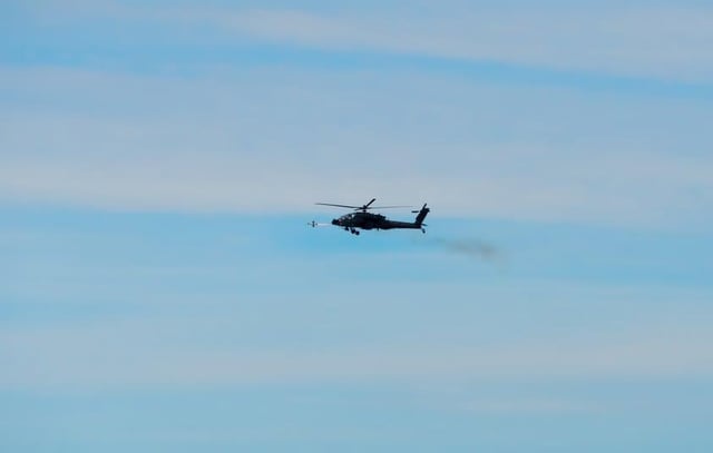 US Army Apache launches Spike