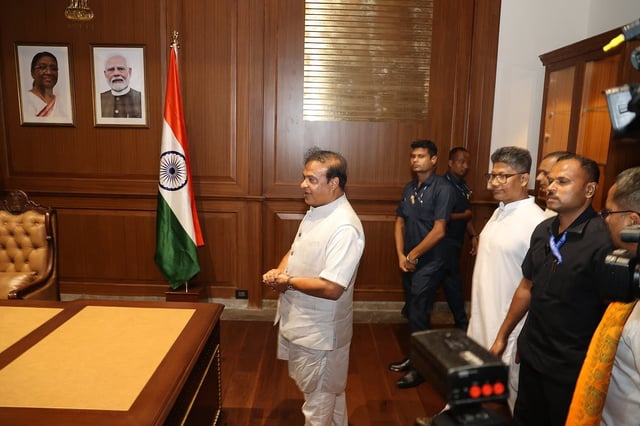newly constructed Raj Bhavan 