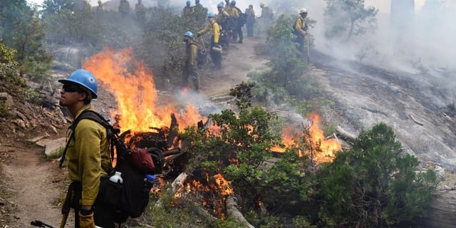 Foto: @DOIWildlandFire en X.