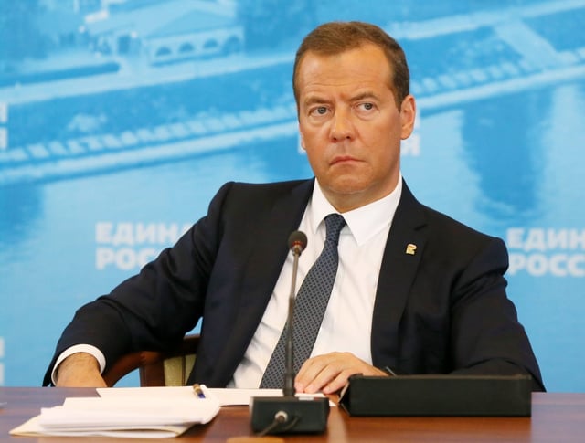 Der russische Ex-Präsident Dmitri Medwedew droht Finnland und Schweden, falls sie der Nato beitreten (Archivbild) Foto: picture alliance / Yekaterina Shtukina/TASS/dpa | Yekaterina Shtukina