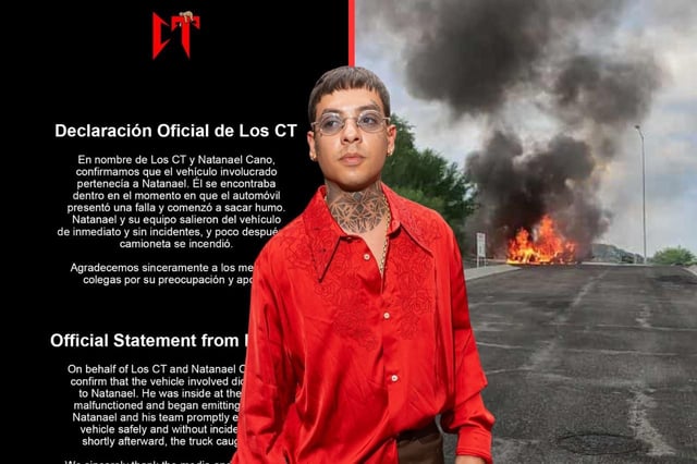 Natanael Cano y su equipo lograron desalojar la unidad de inmediato y sin incidentes. | Crédito: redes sociales