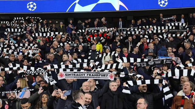 Die Eintracht-Fans erwarten in der Champions League knackige Spiele.