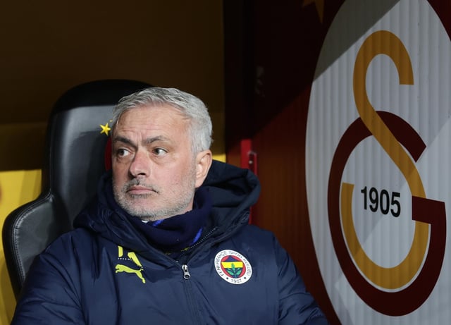 José Mourinho, ya extécnico del Fenerbahçe.
