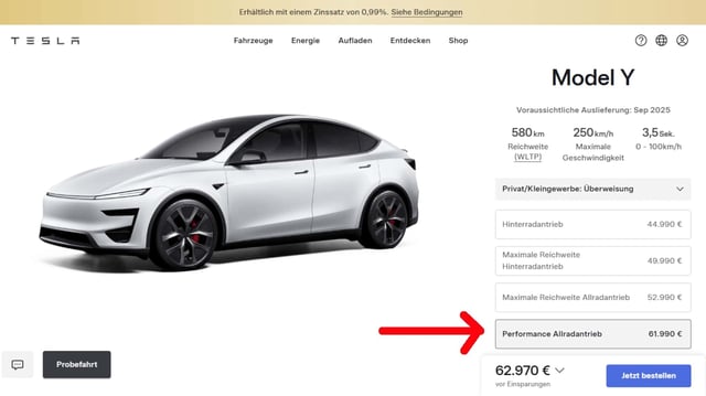 Tesla Model Y Performance startet mit 460 PS und 250 km/h:  Tesla Model Y, Auto News