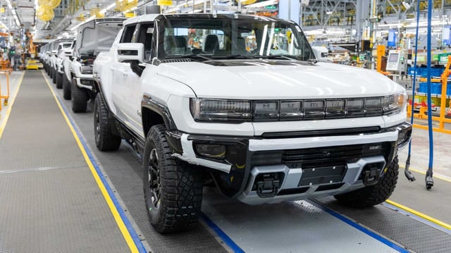 GM Is Partially Shutting Down GMC Hummer EV And Cadillac Escalade IQ Production:  Cadillac Escalade IQ, Manufacturing / Production