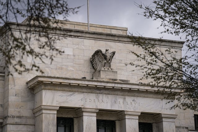 The Marriner S. Eccles Federal Reserve building in Washington, DC, in March 2023.