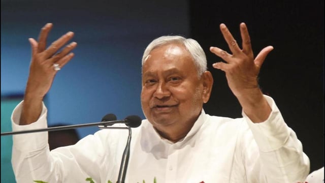 Bihar chief minister Nitish Kumar. (Santosh Kumar/ HT Photo)
