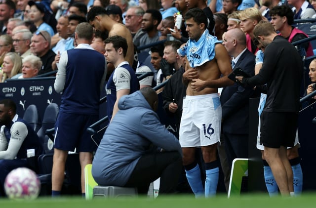 Manchester City's Spanish midfielder Rodri is finding form and fitness again after a severe knee injury