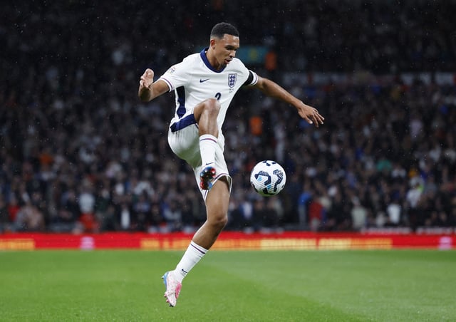 Soccer Football - Nations League - League B - Group 2 - England v Finland - Wembley Stadium, London, Britain - September 10, 2024 England's Trent Alexander-Arnold in action Action Images via Reuters/Peter Cziborra/File Photo