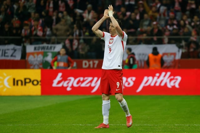 Robert Lewandowski's last start for Poland was against Lithuania in March when he scored the only goal and was then substituted