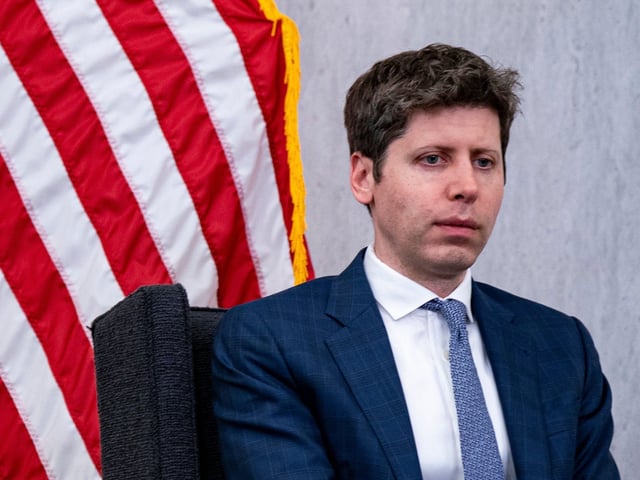 Sam Altman, chief executive officer of OpenAI Inc., during the Federal Reserve Integrated Review of the Capital Framework for Large Banks Conference in Washington, DC, US, on Tuesday, July 22, 2025.