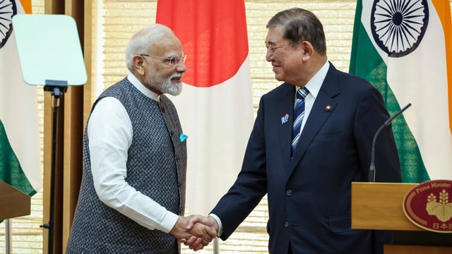 Prime Minister Narendra Modi held talks with Japan PM Shigeru Ishiba on Friday.