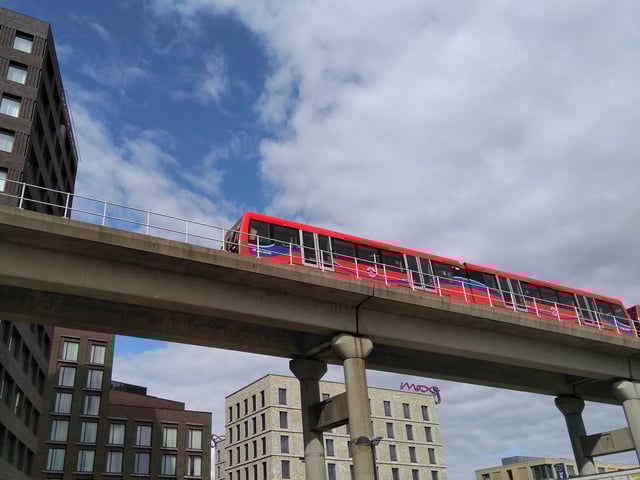 The Docklands Light Railway (DLR)