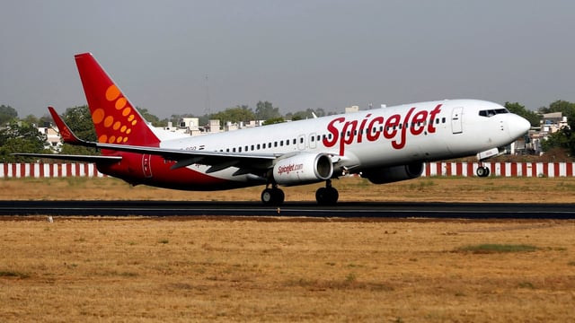 The flight, SpiceJet SG 385, was carrying over 200 people.
