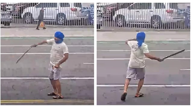 The man, identified as 36-year-old Gurpreet Singh, was shot by the Los Angeles Police Department officers.