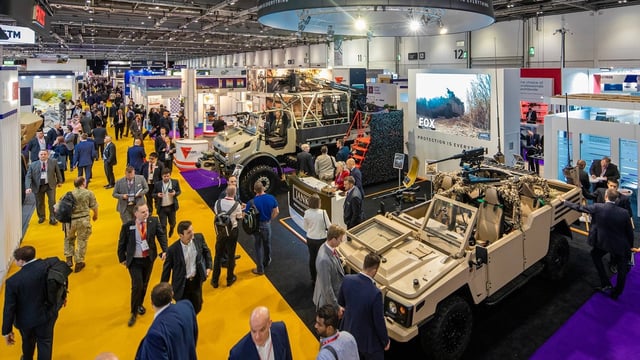 DSEI is taking place at the ExCel Centre in London, from 12-15 September. Credit: Clarion Events