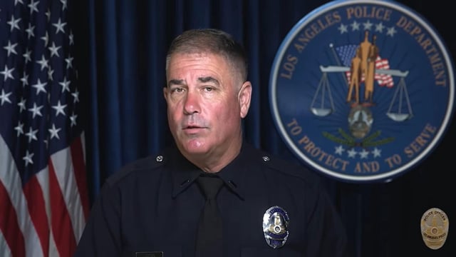The police added that the 36-year-old had aggressively charged at officers with a machete (sharp bladed long knife) in his hand, as per the LAPD.