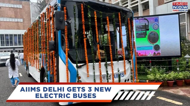 AIIMS DELHI ELECTRIC BUS