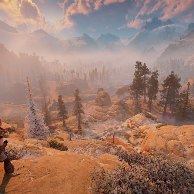 A screenshot from Horizon Zero Dawn Remastered, taken using the game's Photo Mode