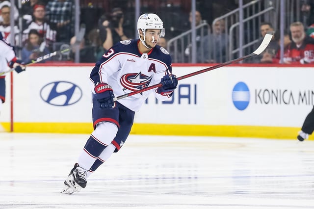 Johnny Gaudreau, Columbus Blue Jackets (Jess Starr/The Hockey Writers)