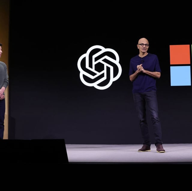 Microsoft has started making its own AI models amidst reports of increasing tension with OpenAI. 