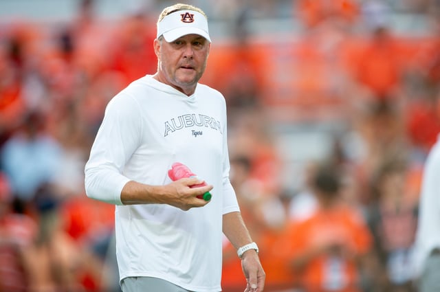 Coach Hugh Freeze and Auburn are slight road favorites tonight against a Baylor team that won its final six regular-season games a year ago.