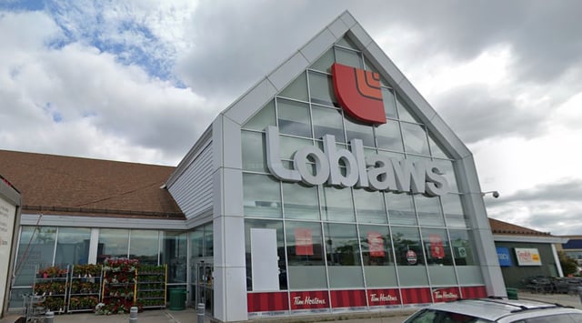The stabbing occurred inside the Loblaws — a major Canadian supermarket chain — located next to the Centrepointe/Craig Henry neighborhood, which is the city's "highest concentration of Jewish community." (Screenshot from Google Maps)