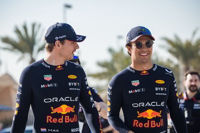 Max Verstappen has praised Cadillac signing his former teammate Sergio Perez. Image: XPB Images