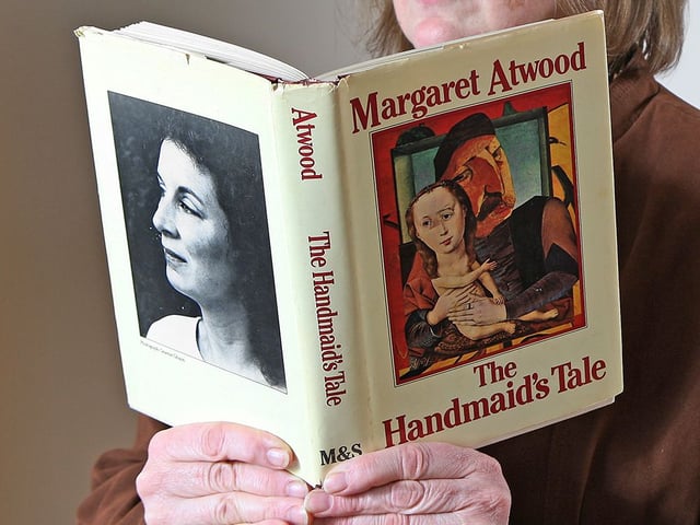  The Handmaid’s Tale by Margaret Atwood has been targeted by those wishing to have it removed from libraries.