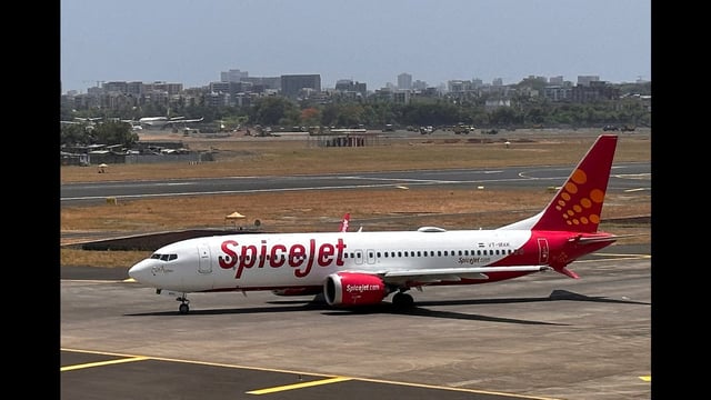 A SpiceJet flight from Delhi to Srinagar made a safe emergency landing at the Srinagar International Airport on Friday afternoon after experiencing a mid-air cabin pressure issue, officials confirmed. (REUTERS File)