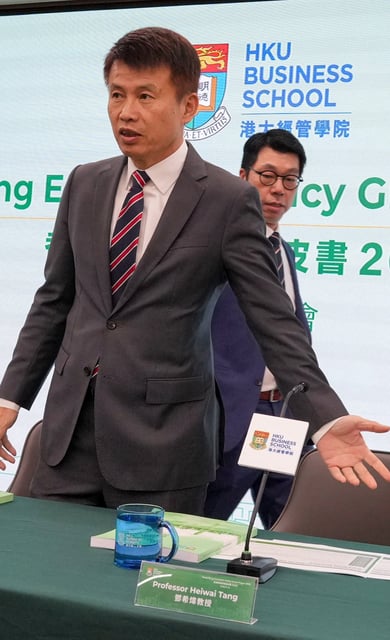 Professor Cai Hongbin says the business school has to give the initiative a try. Photo: May Tse