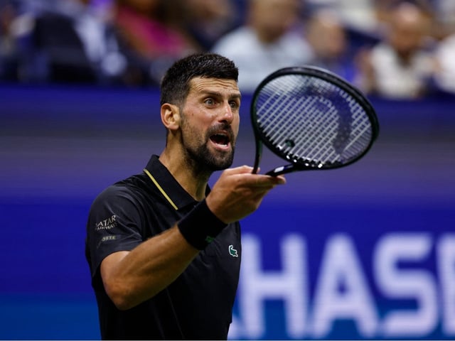 Novak Djokovic avanzó a octavos de final en el US Open (Reuters)