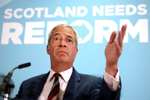 Some voters resent news coverage of Reform and Nigel Farage (Photo: Jeff J Mitchell/Getty)