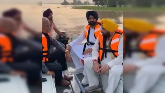 Punjab ministers discuss cruise trips while inspecting flood-hit areas