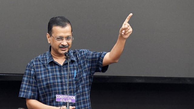 AAP National Convener Arvind Kejriwal launched a scathing attack on the ruling Bharatiya Janata Party over its handling of law and order in Delhi