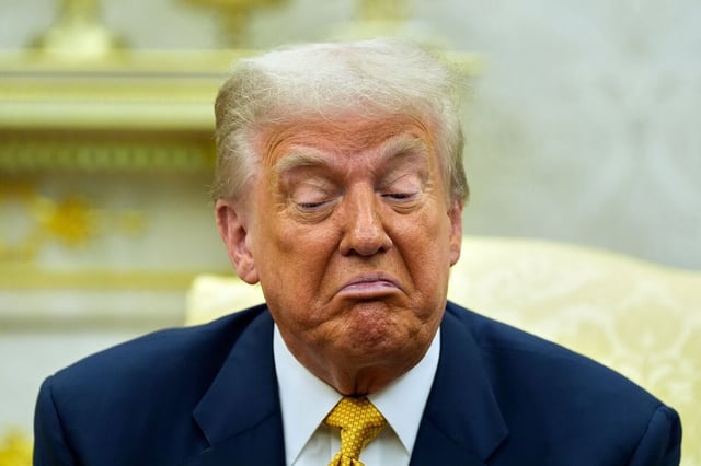 Donald Trump schaut säuerlich