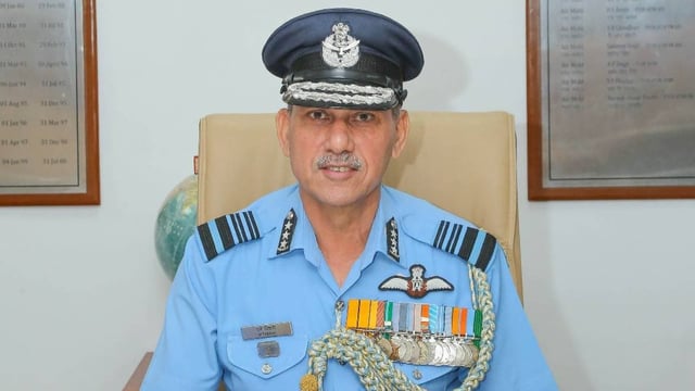Vice Chief of the Indian Air Force Air Marshal Narmdeshwar Tiwari 