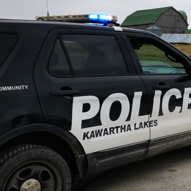 A Kawartha Lakes Police Services is seen in Kawartha Lakes, Ont. on Friday, Nov. 27, 2020. THE CANADIAN PRESS/Doug Ives