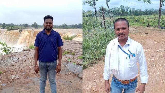 Kallu Tati (L) and Laxman Barse (R), temporary government school teachers, or 'Siksha Doots' in Bastar, both killed by Naxals | By special arrangement