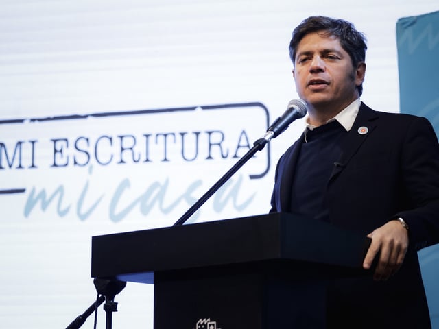 Kicillof y Alak inauguraron la obra de ensanche y repavimentación de la Diagonal 74 FTP CLARIN
