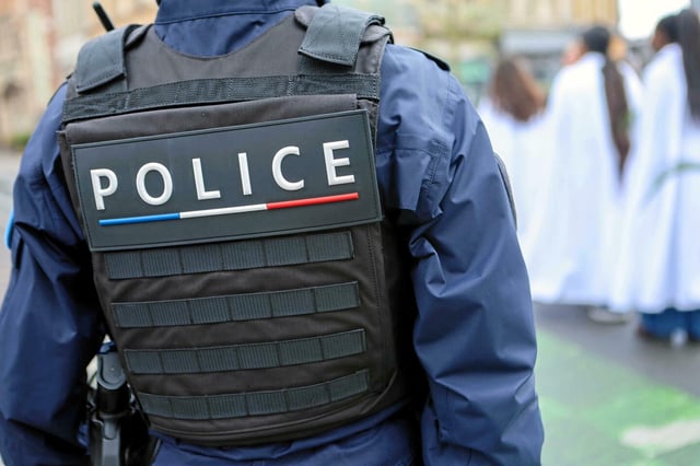 Photo illustration Police Nationale -- Photographic illustration National Police//GREUEZFRANCOIS_0W1A5859/Credit:FRANCOIS GREUEZ/SIPA/2504141803