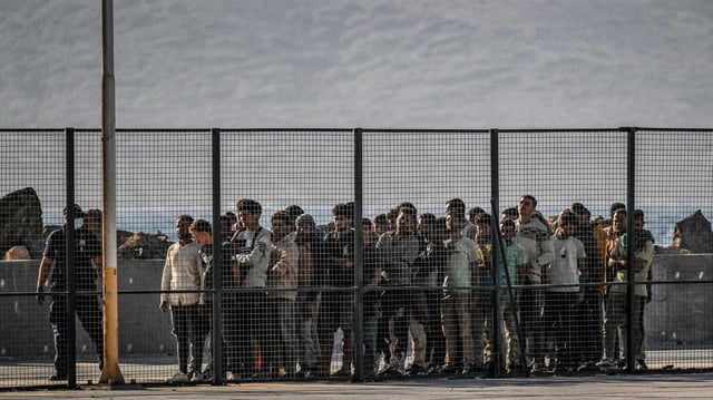 Migranten in Griechenland