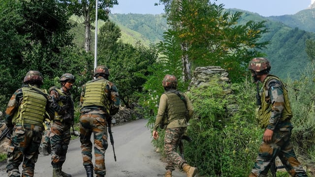 Security troops had spotted suspicious activity along the Line of Control.