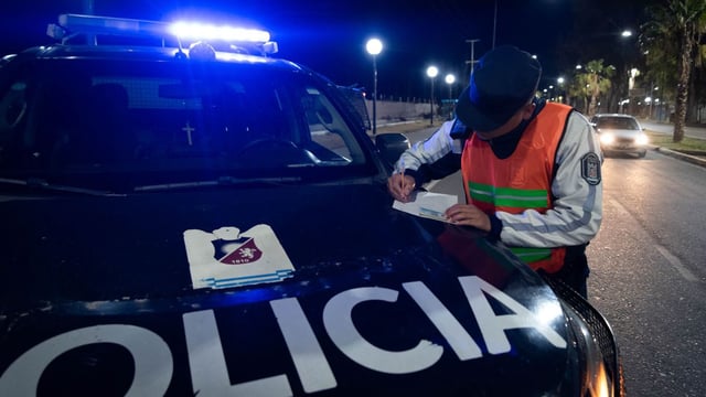 El test de alcoholemia al conductor de la camioneta le dio positivo: tenía tenía 2,34 g/l.