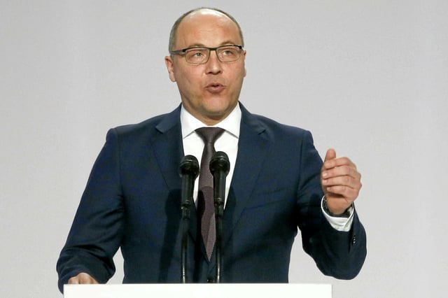 Andriy Parubiy à Kiev, le 29 janvier 2019.
