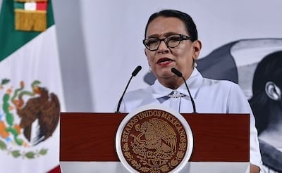titular de la secretaría de Gobernación Rosa Icela Rodríguez
