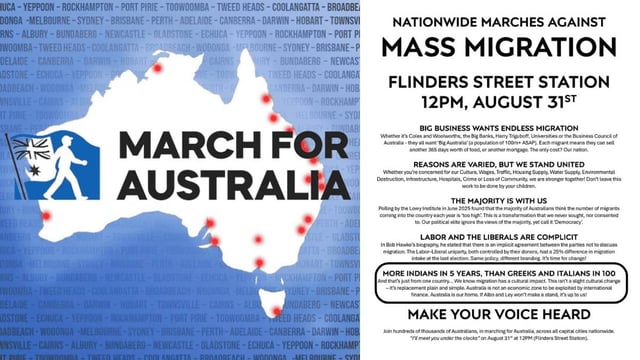 Anti-immigration Protests in Australia Target Indian Nationals | Image: X