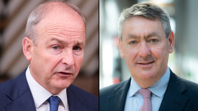 Billy Kelleher’s team began fielding calls from Fianna Fail TDs who were deeply unhappy at how Micheál Martin, the tanaiste, left, had handled the selection process
